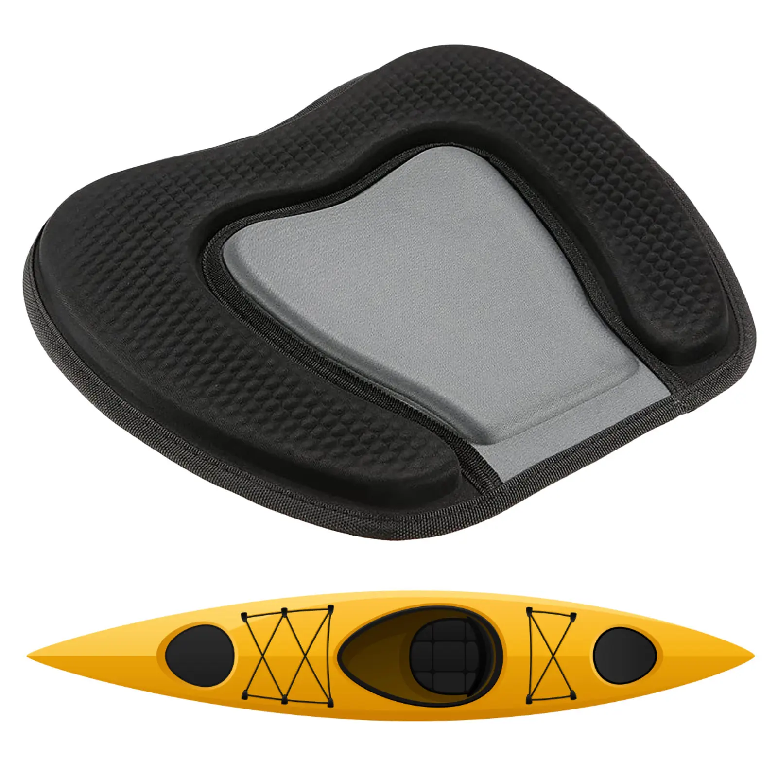 

Подушка для сиденья, подушка для сиденья для КАЯКОВ, рыболовного стула, эргономичная подушка для сидения байдарки, для водных видов спорта н...