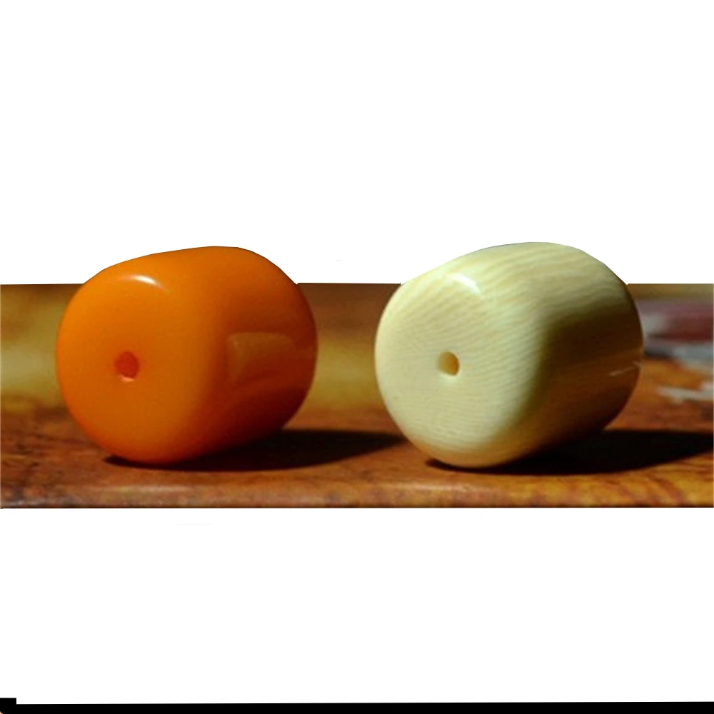 Цилиндрические полимерные жемчужины 6-17 мм из пчелиного воска и слоновой кости