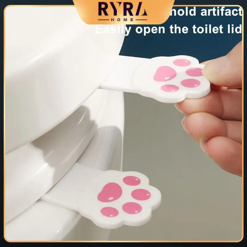 

2/4/5PCS Small Toilet Locker Toilet Seat Lid Cute Toilet Seat Water Toilet Flush Buttons Bathroom Accessories Cute