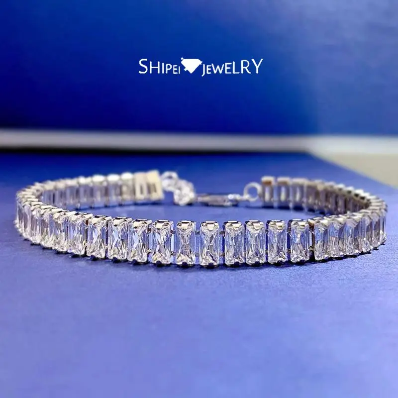 Shipei Роскошный Бриллиантовый Серебряный драгоценный камень для свадьбы юбилея