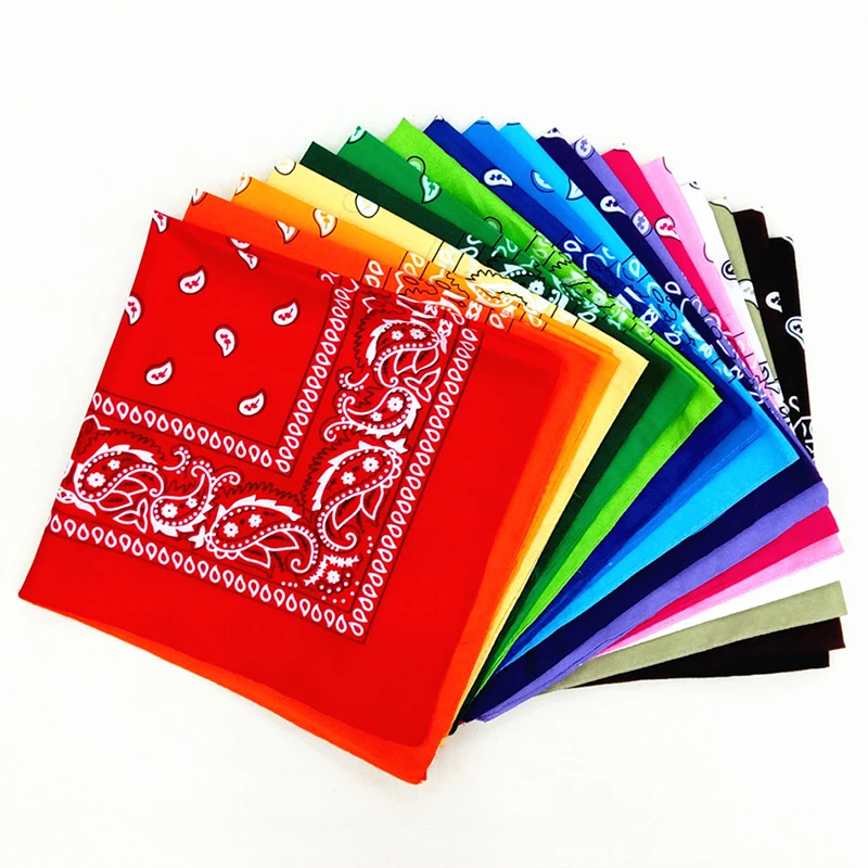 

1Pcs Vintage Hip Hop Style Multi Purpose Hair Scarve Unisex Fashion Square Hair Accessories Outdoor Cool Wrist Wraps Recommend