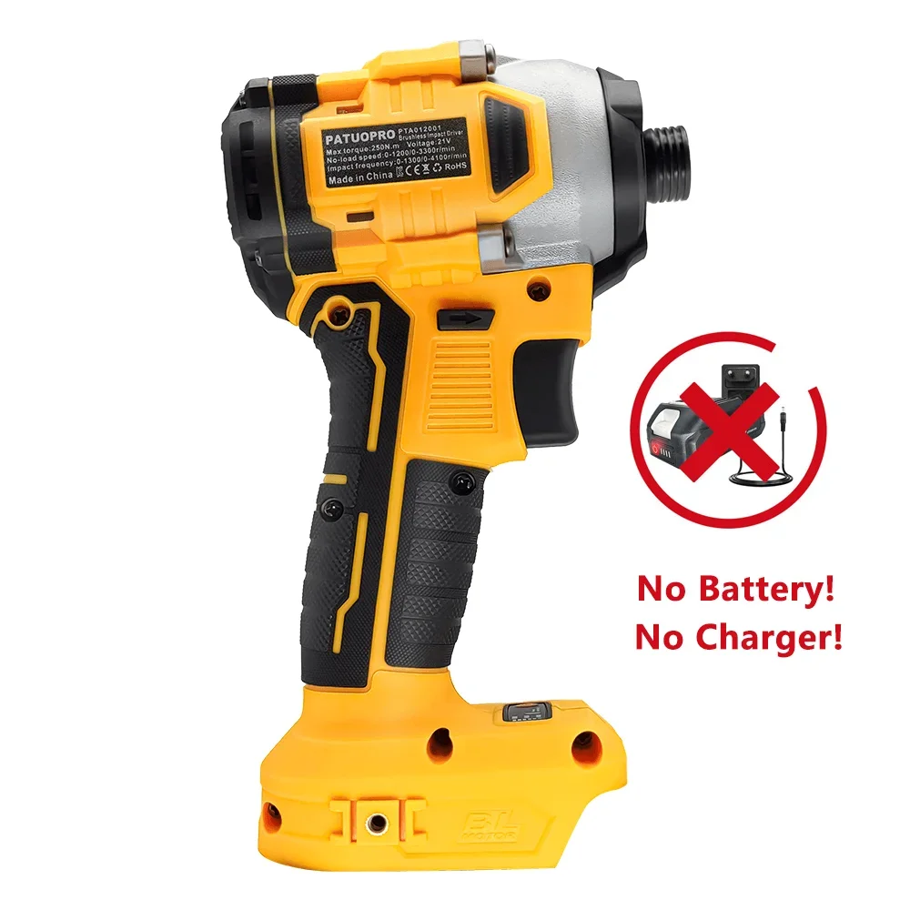 

PATUOPRO Бесщеточная ударная отвертка 250 Нм для аккумулятора Makita 18 В