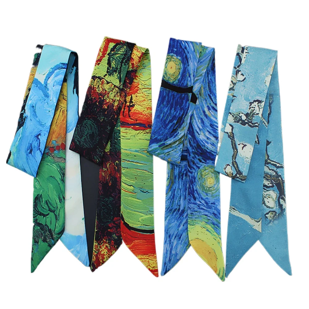 4 шт. художественное пшеничное поле абрикосовый цветок звездное небо картина