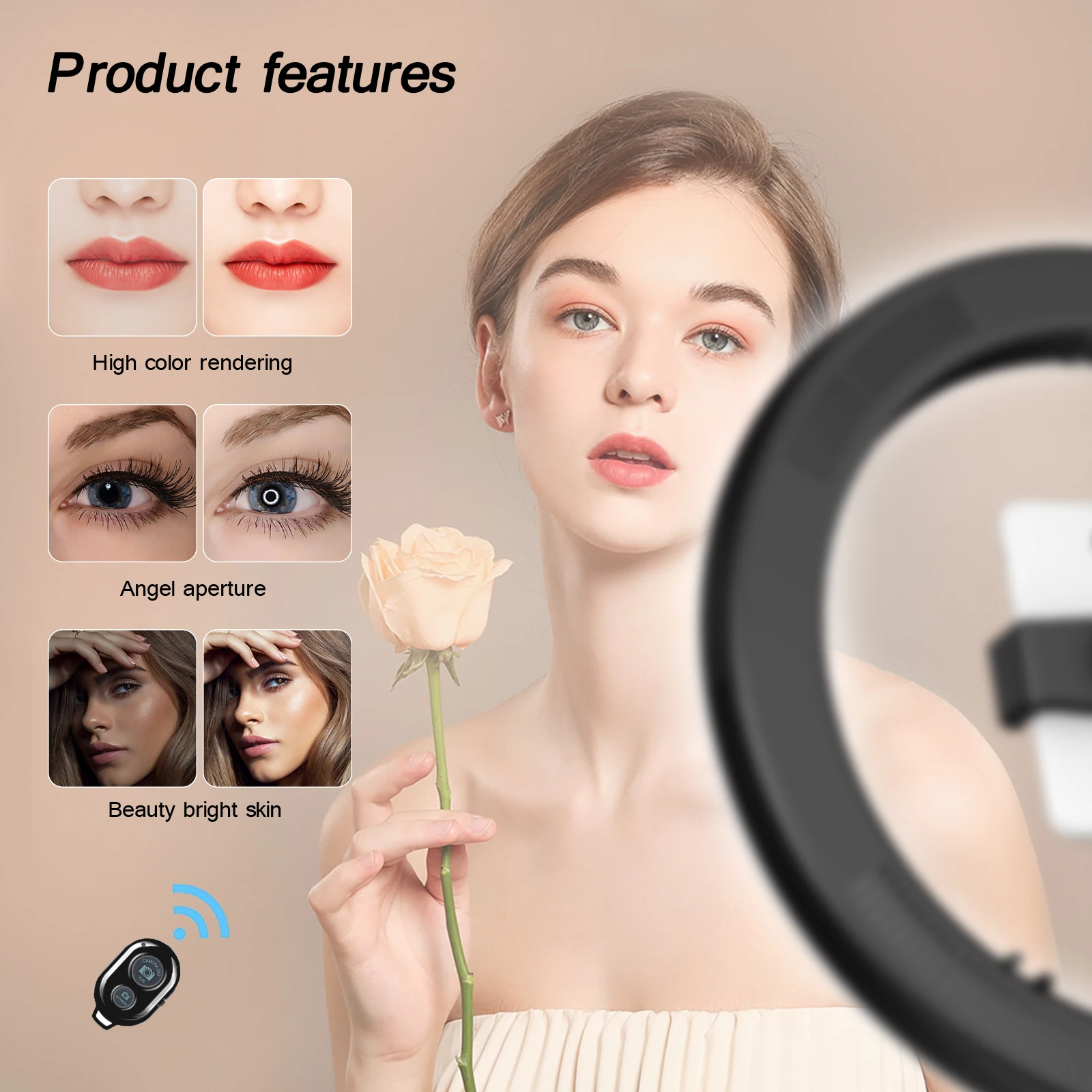 СВЕТОДИОДНЫЙ круг заполнить светильник ing круглый потолочный селфи мягкой