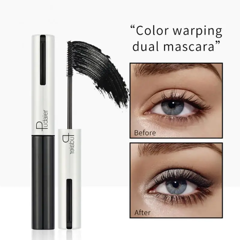 

Colorful Mascara Waterproof Fast Dry Eyelashes Curls Extension Make-Up Eyelashes Blue Pink Purple Black White Coffee Ink Mascara