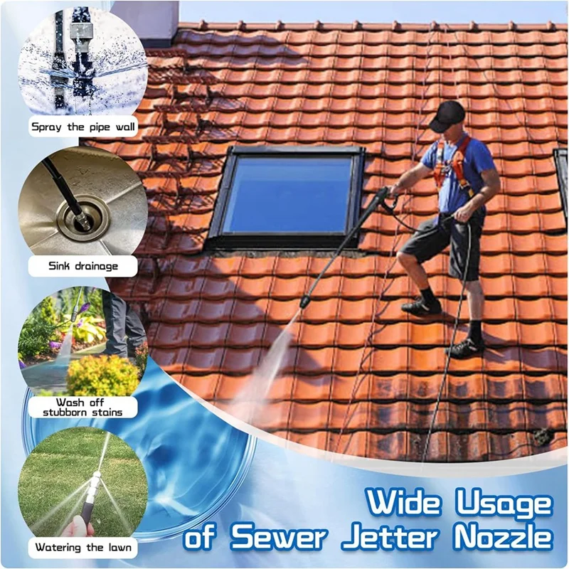 Набор насадок для канализации комплект из 6 штук нержавеющей стали мойки