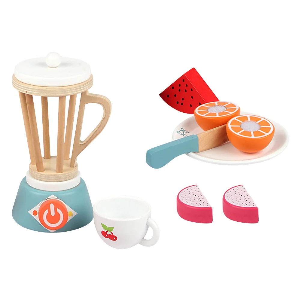 

1 set of Simulated Household Appliance Pretend Playing Children Wooden Kitchen