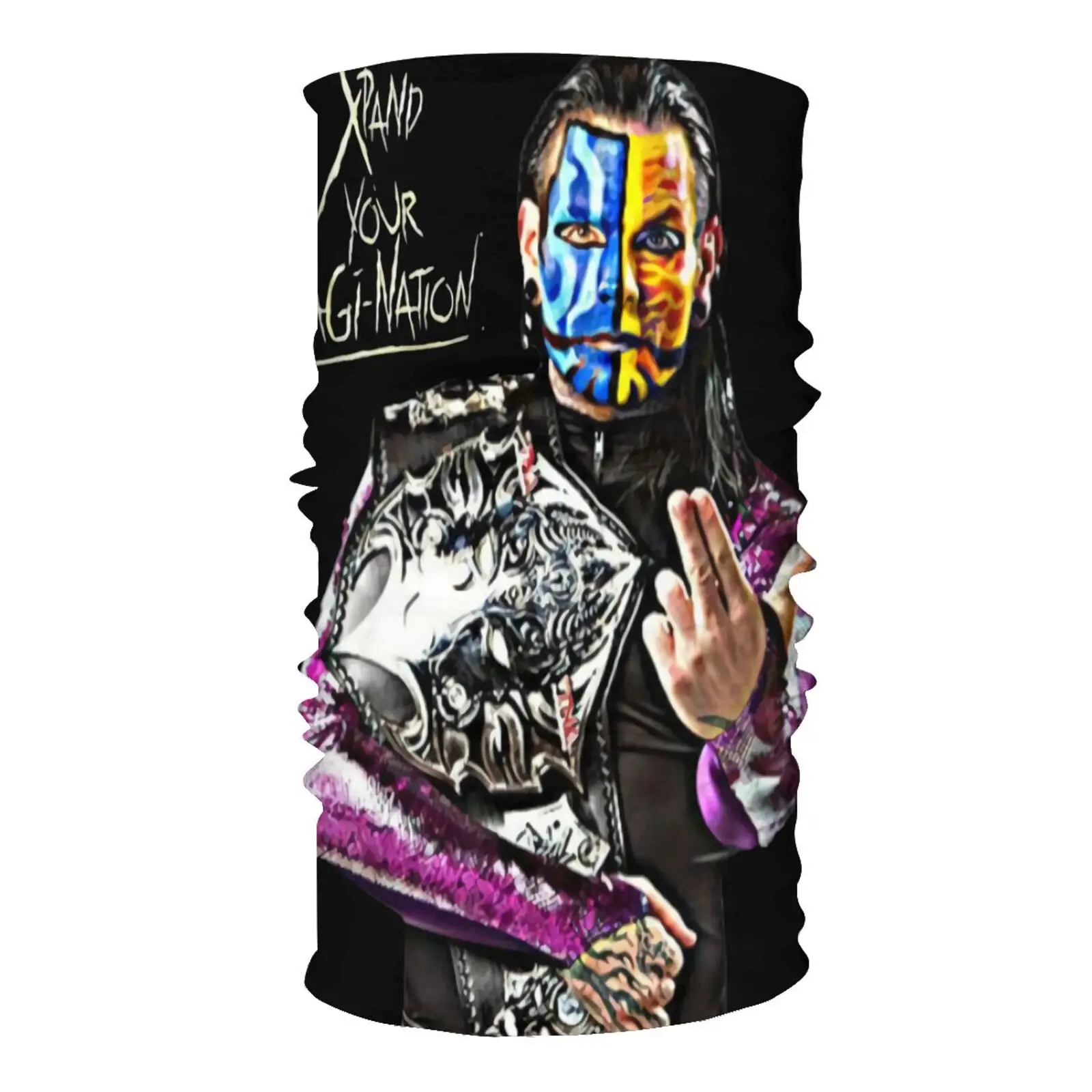 

Wwe Jeff Hardy Xpand ваше воображение Балаклава для мужчин шарф для женщин и мужчин зимняя маска для рыбалки Shemagh шарф для походов