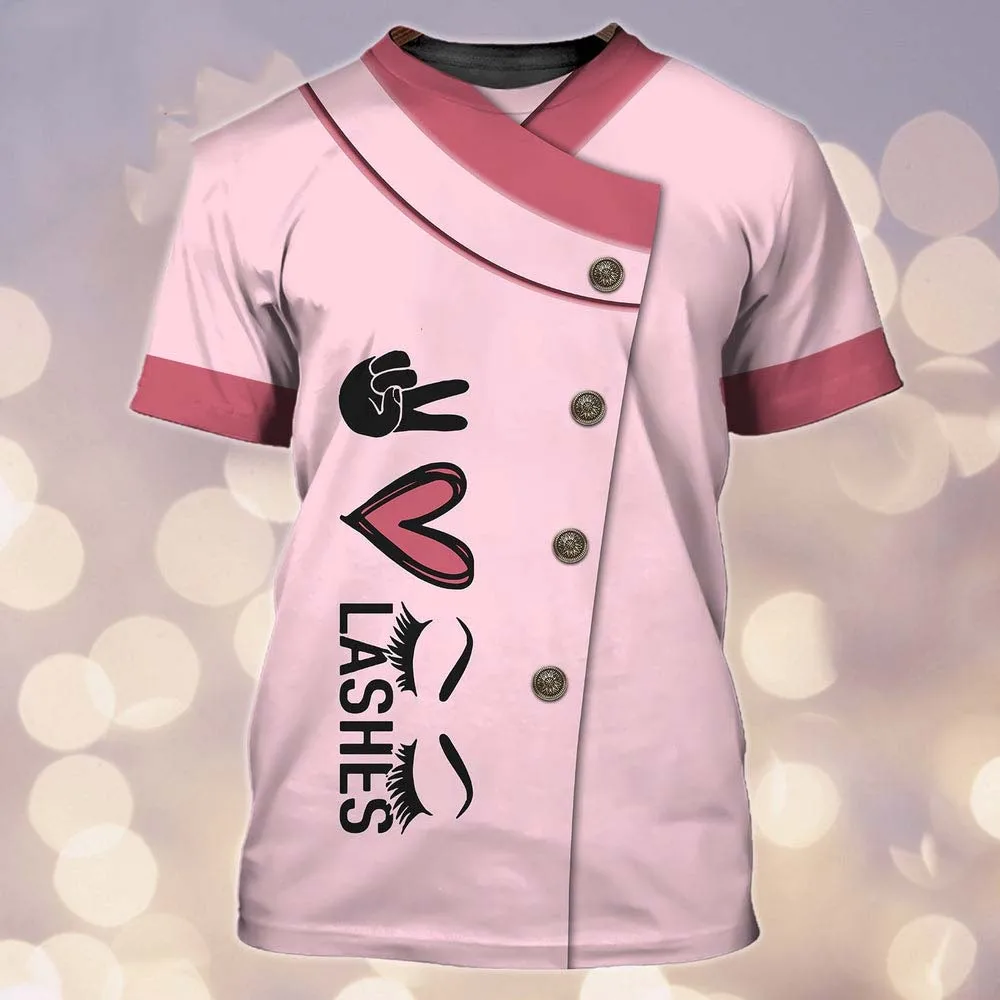 

Graphic Tee Lashes Artist Haters T Shirt For Men Hustler Customizable Top Fashion Short Sleeve 3D Print Oversized Tees