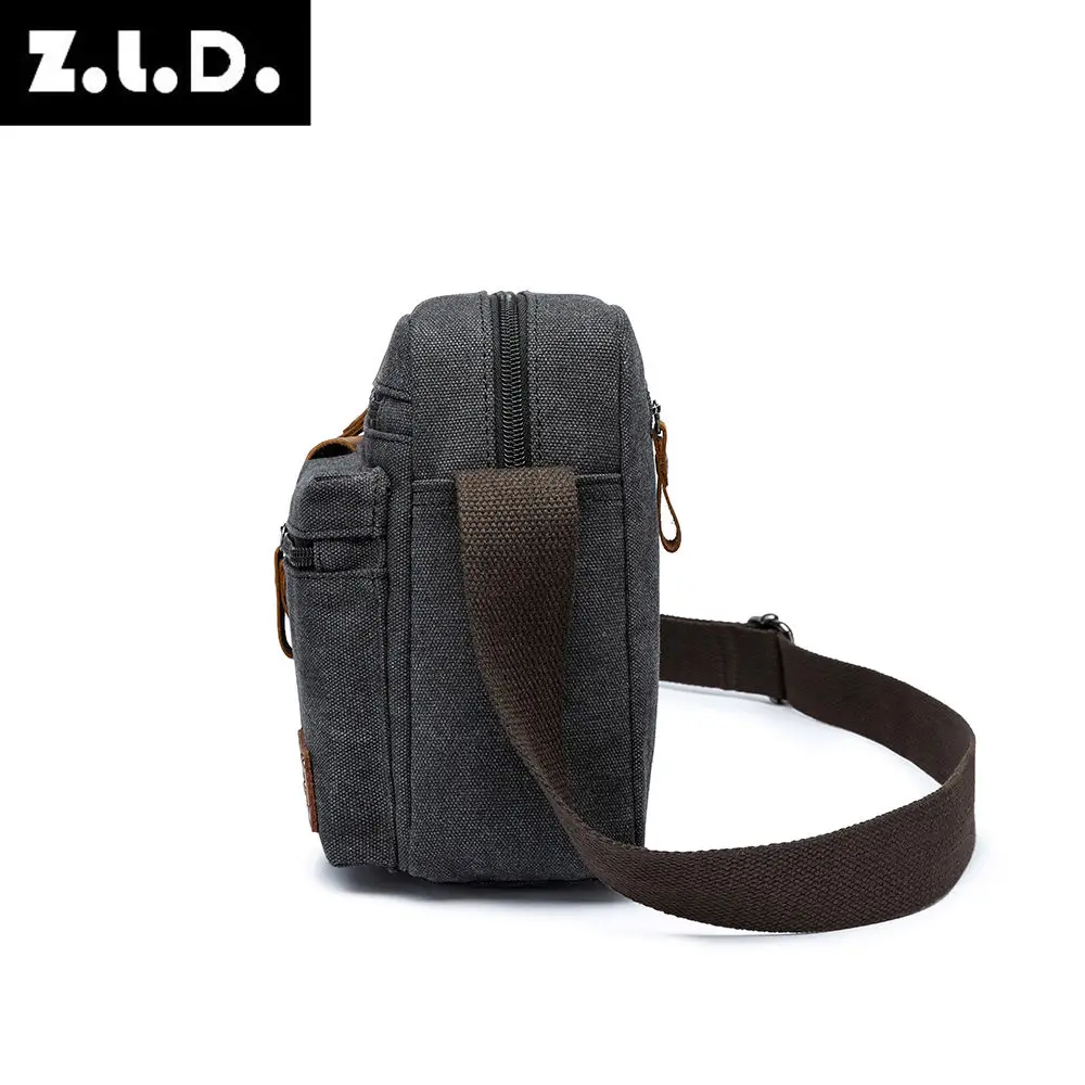 Многофункциональная мужская сумка-мессенджер холщовые мужские сумки Квадратные