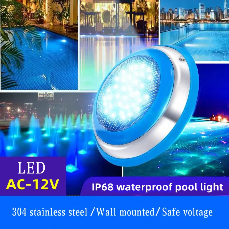 Светодиодный светильник для бассейна из нержавеющей стали LED304