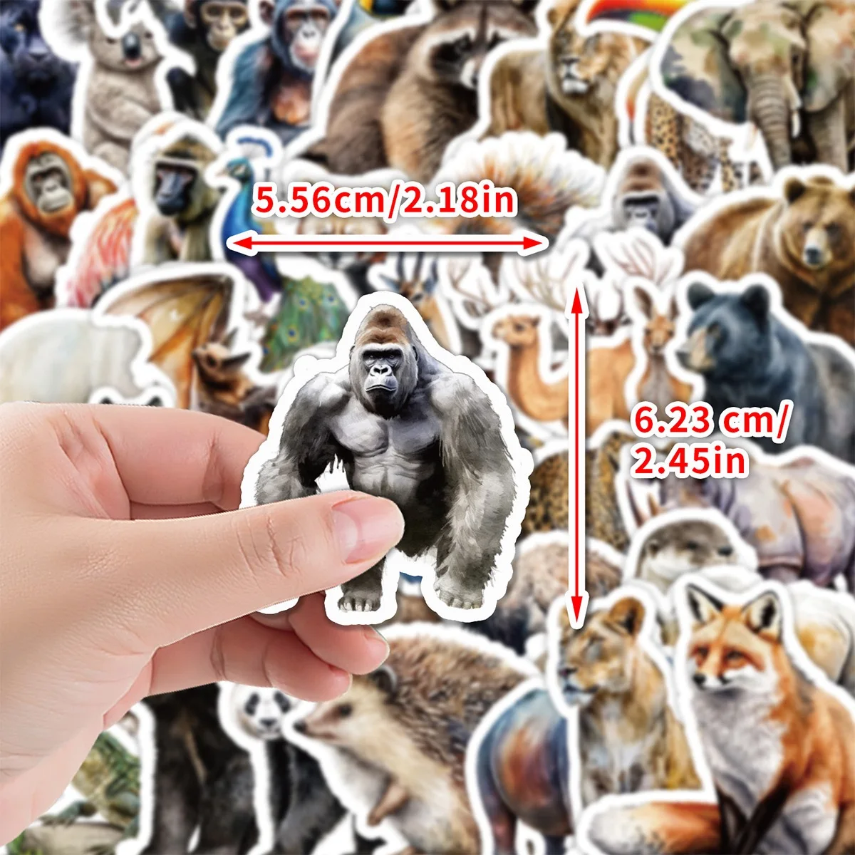 10/50 шт. смешанные наклейки с изображением диких джунглей в Африке граффити для