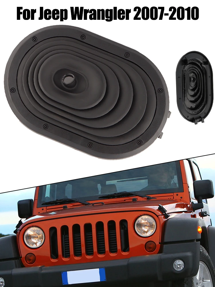 

Manual Shift Knob Cover Trim 52060069AB 52060069AC 52060069AD Boot Cover For Jeep Wrangler 07-10 Rubber High Quality