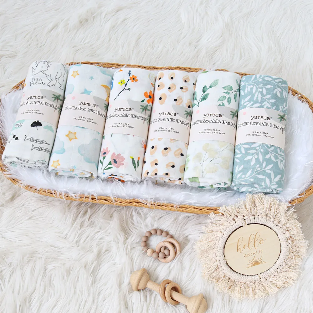 Детское одеяло пеленка для новорожденных муслиновое Пеленальное Одеяло