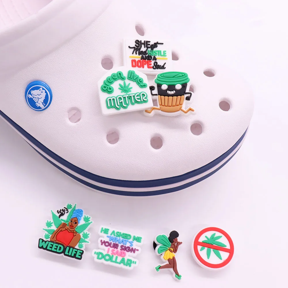 

50 шт., подвески для обуви, из ПВХ