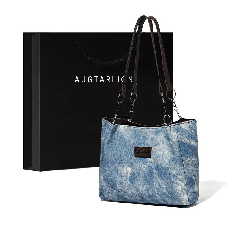 

Women's Bag 2022 Trend Shoulder Bag Demin Bucket Shopper Tote Bag Luxury Brand Fashion Bag carteras para mujer