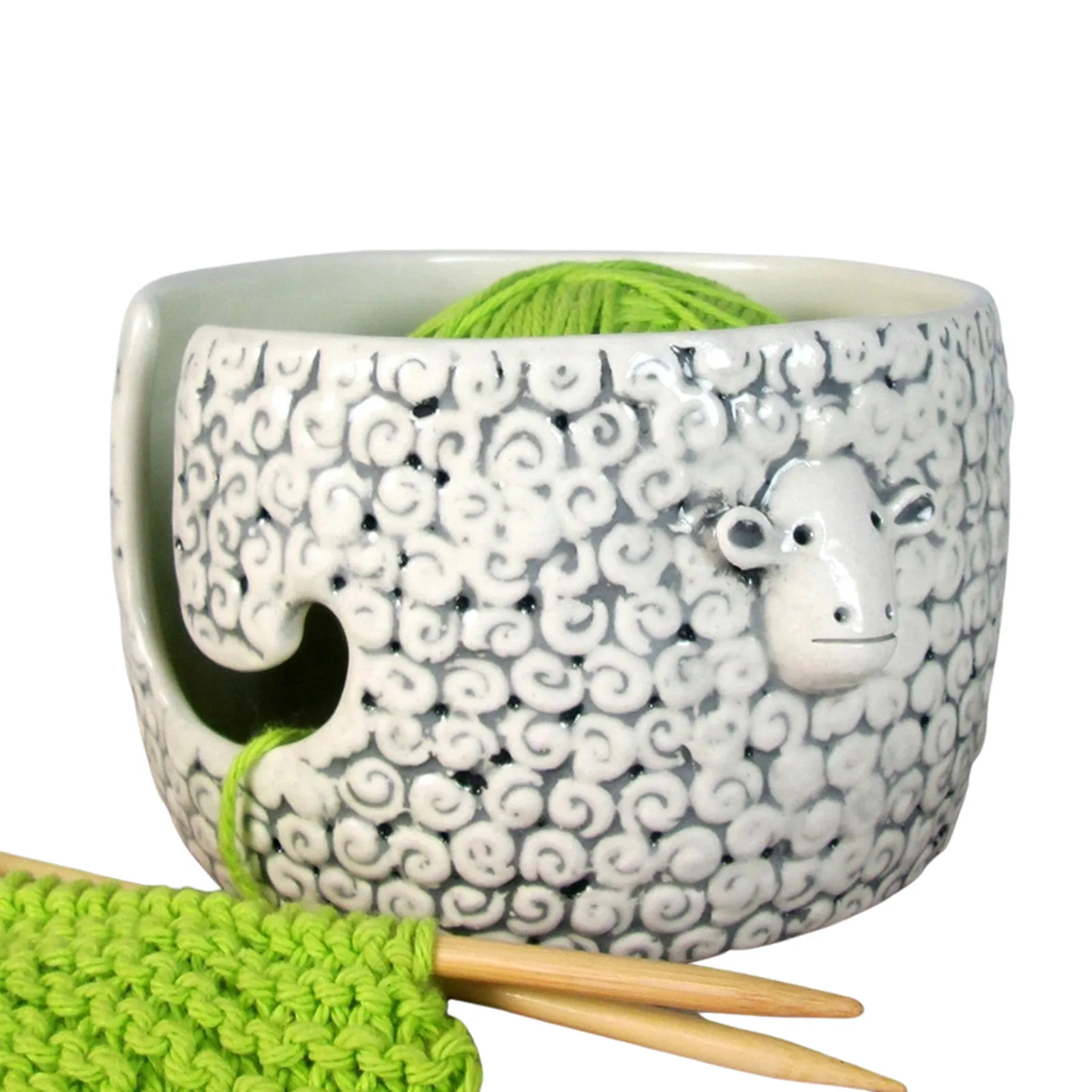 

Sheep Yarn Bowl Knitting Bowl Storge Crocheting Accessories Knitting Wool Storage Basket Supplies Organizer Handmade Craft
