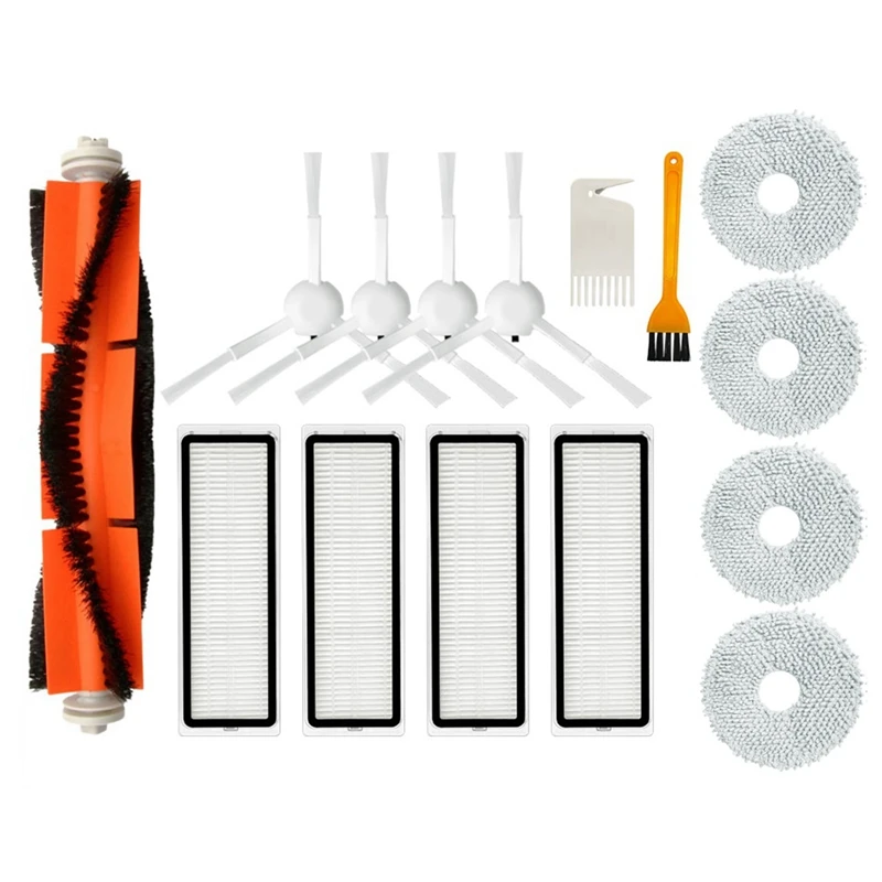 

For XIAOMI MIJIA Omni All-In-One Robot Vacuum Mop B101CN Replacement Spare Parts Main Brush Side Brush Hepa Filter Mop