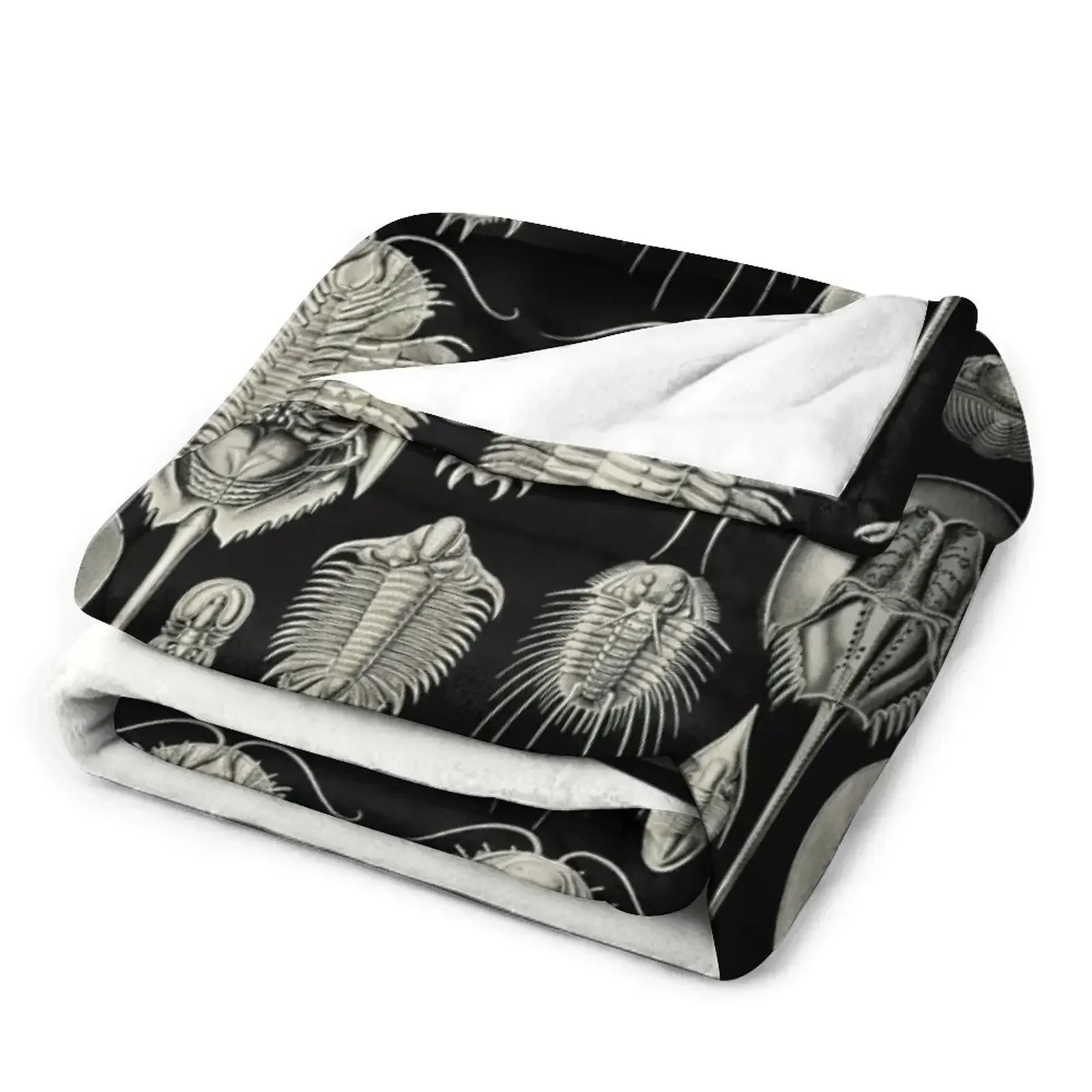 Тарілка 47 Одеяло Трилобиты и морские скорпионы декоративный диван детские