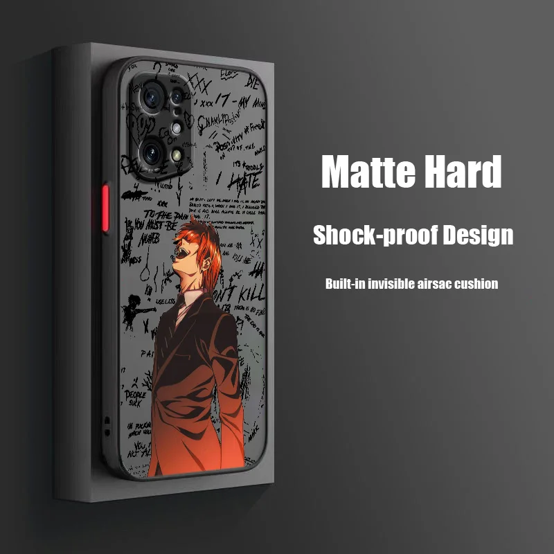 DEATH NOTE Anime Phone Case For OPPO Reno 8T 8 7Z 7 6Z 6 5 4 3 Pro Plus Lite Frosted Translucent Cover Shell