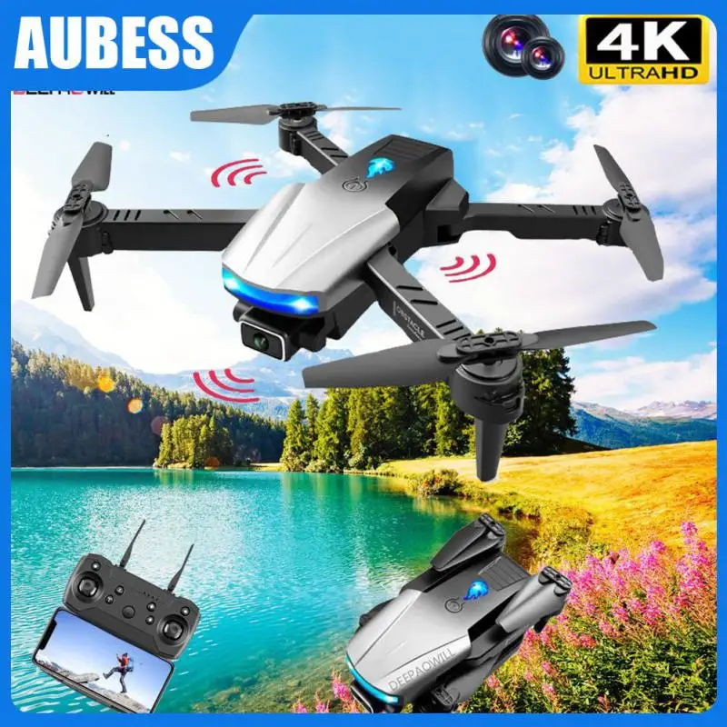 

Новинка, профессиональный мини-Дрон S85 Rc 4k HD с двойной камерой Fpv Дроны с инфракрасным обходом препятствий Радиоуправляемый вертолет Квадро...