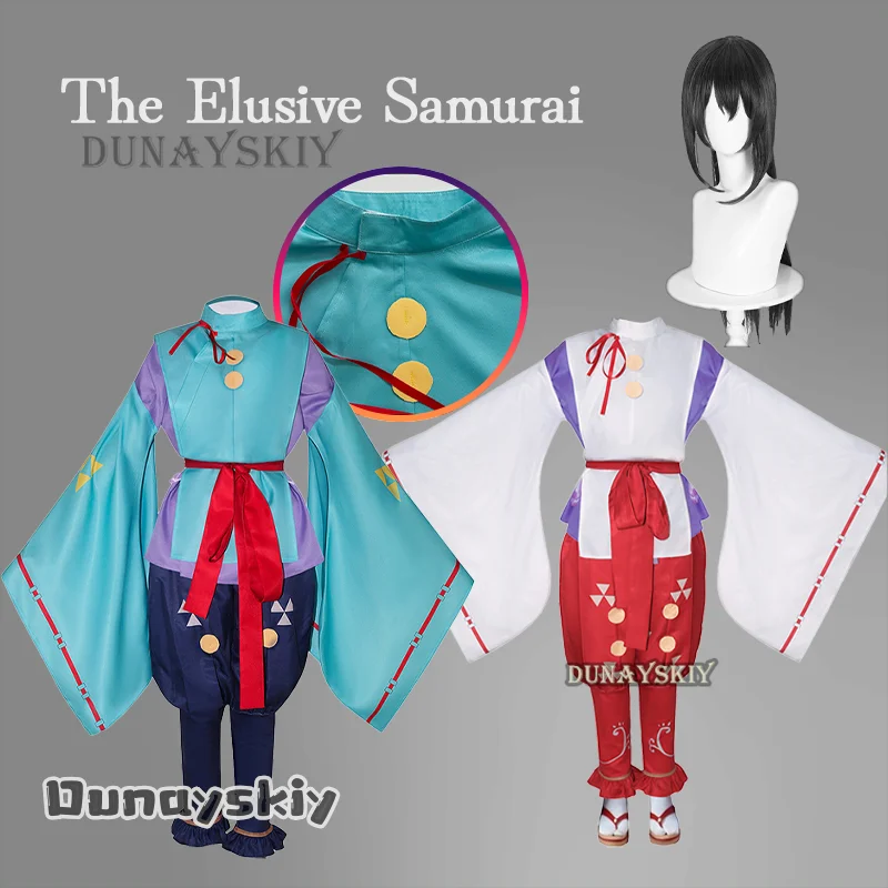 Tokiyuki Houjou The Elusive Samurai Аниме Новый Косплей Костюм Парик Shizuku Nige Jouzu no Wakagimi Унисекс