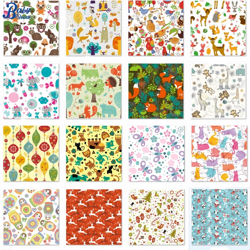 Washable Waterproof TPU Handmade Polyester Fabric Printed PUL Material for High Quality Cloth Diaper Menstrual Pads Diaper Bags