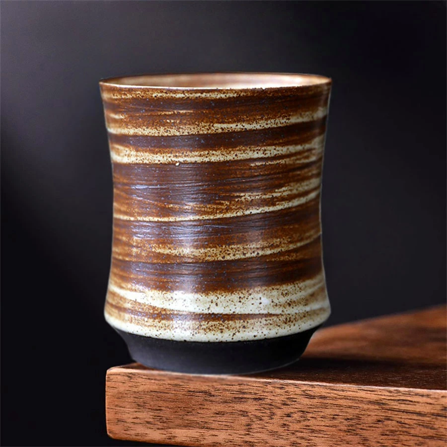 Керамическая Кофейная Чашка С Ручной Росписью В Стиле Ретро Креативная Вощеная