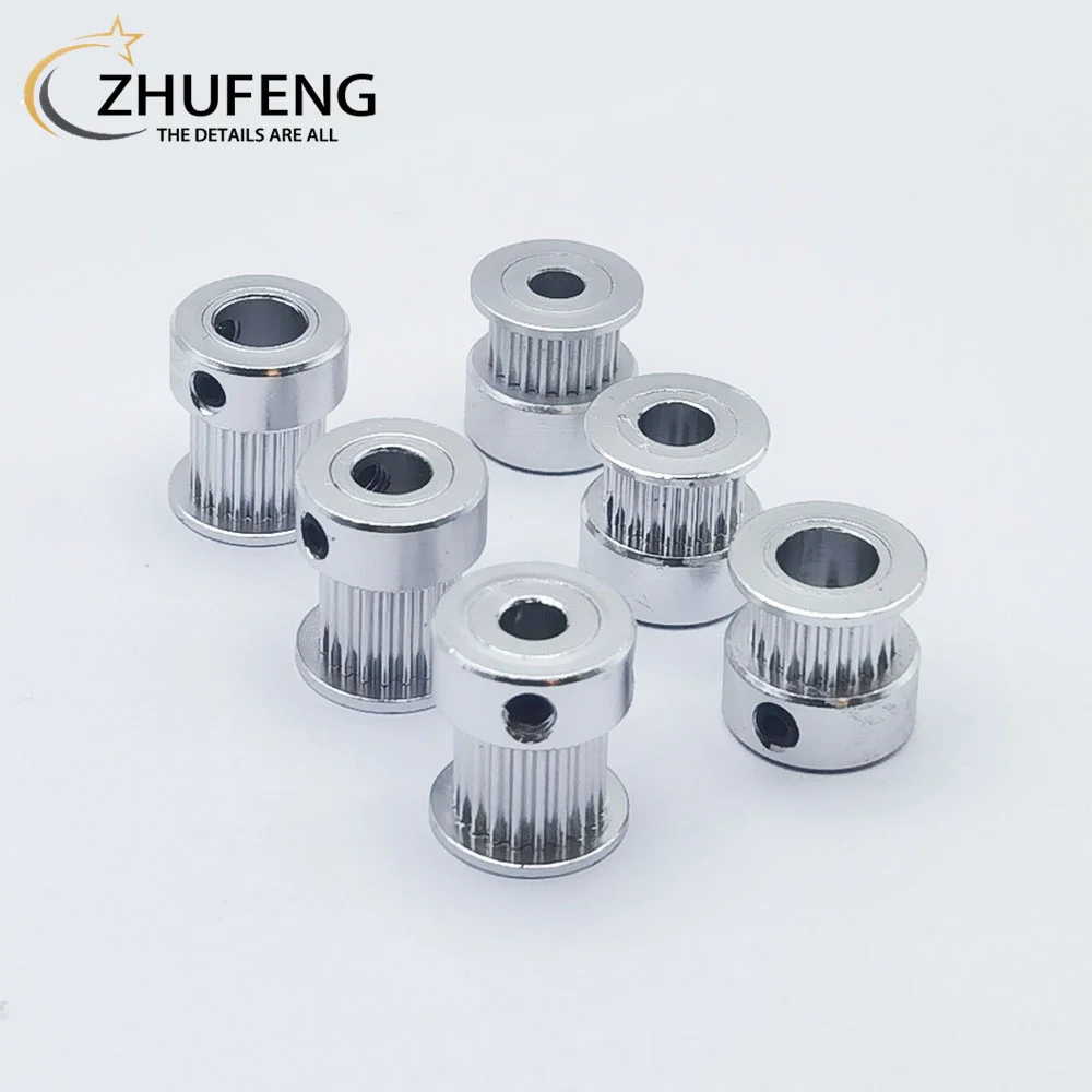 3D Printer Parts 2GT Timing Pulley 20 Tooth Teeth Bore 3/ 3.17/4/5/6/6.35/8mm Synchronous Wheels Width 6/9/10/15mm Belt images - 6