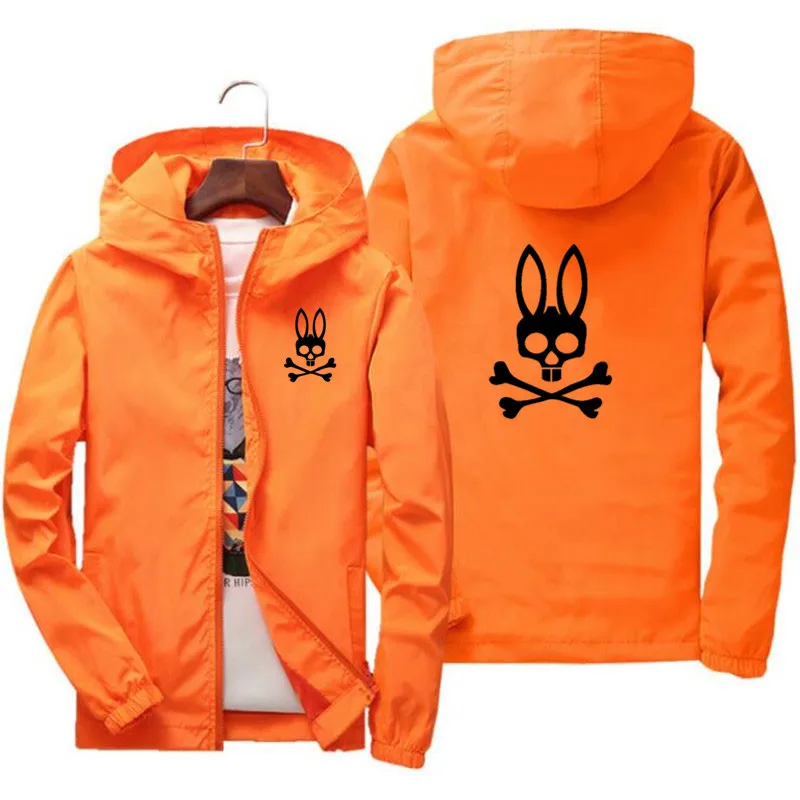 

Мужская ветровка с капюшоном, в стиле психобанни