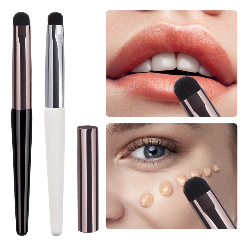 

1PCS Soft Lipstick Smudge Brush Concealer Liquid Foundation Eyeshadow Detail Makeup Brushes Multi-Purpose Women Cosmetic Tools