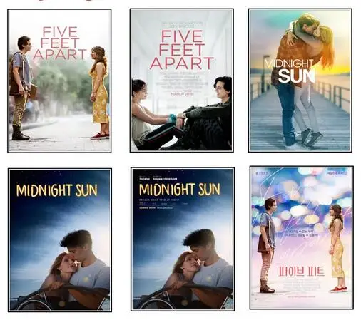 

Five Feet Apart Print Art Canvas Poster For Living Room Decoration Home Wall Picture