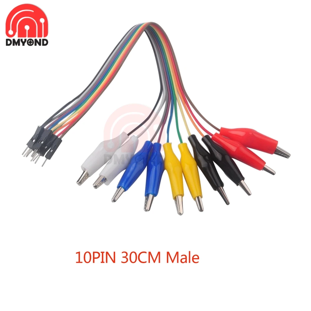 

Двухсторонние зажимы Dmyond Double-end Alligator Clips 10 контактов 20 см 30 см