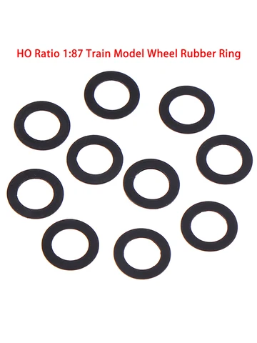 MYPANDA Антискользящие кольца для колес моделей поездов 10 шт.