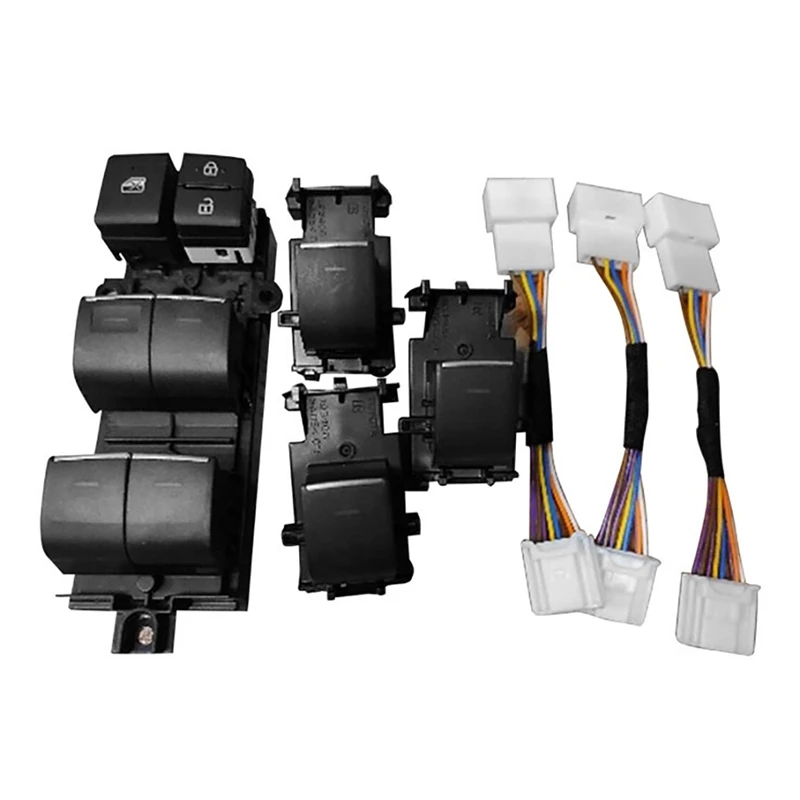 1 комплект голубая деталь кнопка переключения стеклоподъемника с кабелем для Toyota