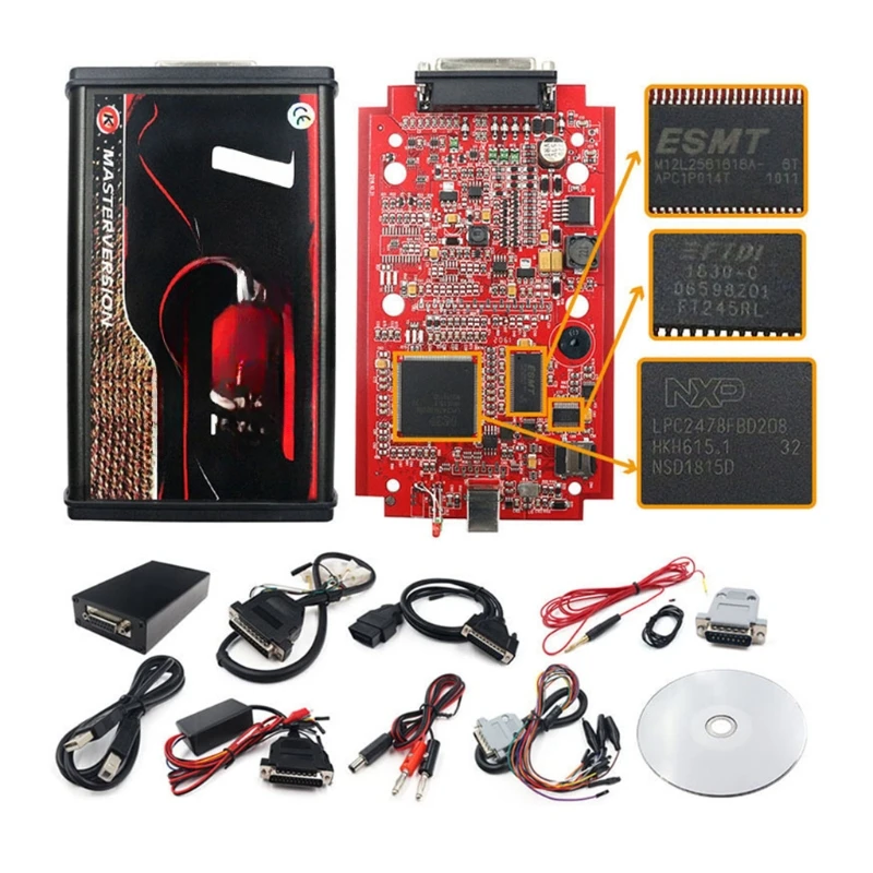 Инструмент программирования без Токена KessV2 5,017 OBD2 Ecu, неограниченное программное обеспечение 2,53 V2.8KTA, онлайн-версия, можно подключить к Интернету