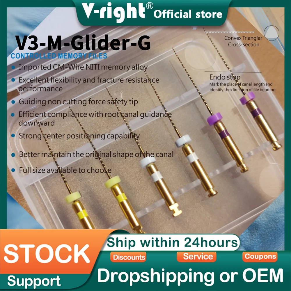 Фото Стоматологический патч Dental Path Glide 13 # 16 # 19 #   Ротационные эндодонтические файлы 02Taper Endo File Engine для корневых каналов, синие/серебристые/золотые, стоматологический инструмент №1