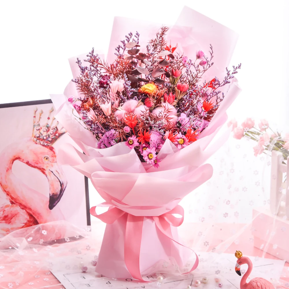 

Размер L сохраненный Стиль Домашний Декор Маргаритка хлопок эвкалипт букет Рождество День Святого Валентина подарок на день матери подарок