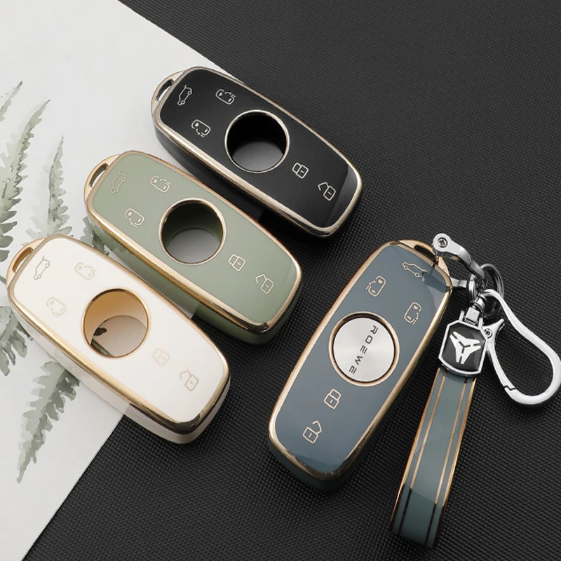Чехол для автомобильного ключа из ТПУ чехол-брелок sаик Roewe IMAX8 MPV EV RX9 2021 2022 2023