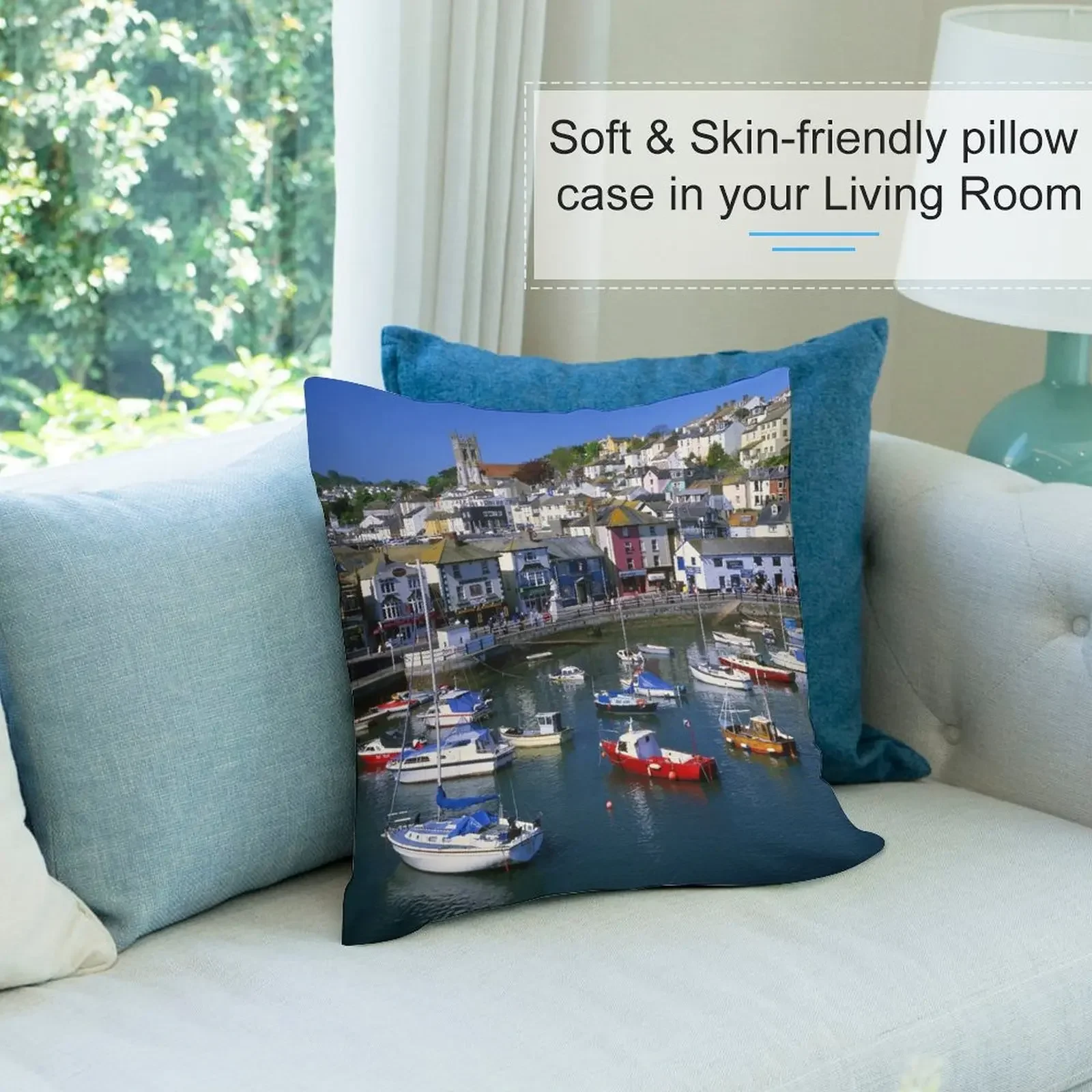 Декоративная подушка Brixham Harbour рождественская для дома рождественские украшения