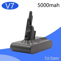 new dyson v7 battery 21 6v 5000mah li lon rechargeable battery for dyson v7 battery animal pro vacuum cleaner replacement