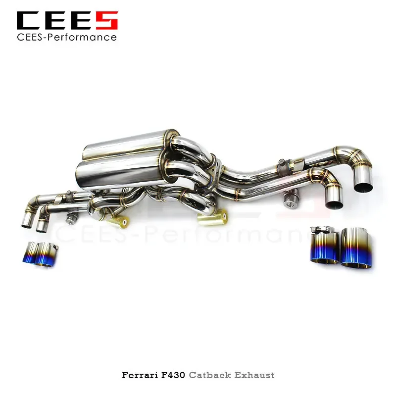 CEES Performance Catback выхлопная система для Ferrari F430 4 3 2005-2009 глушитель выхлопной трубы