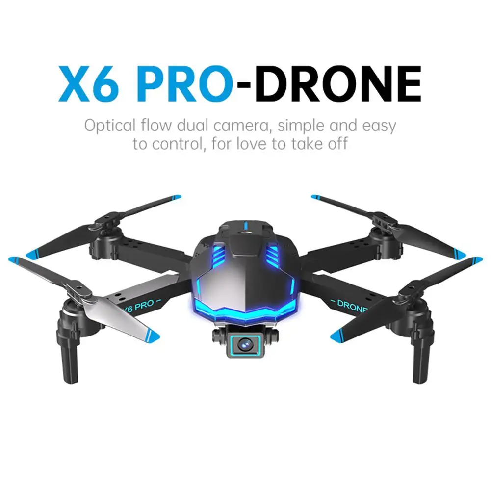 Складной Квадрокоптер Xkrc X6pro с Wi-Fi, Fpv и двойной камерой 4khd