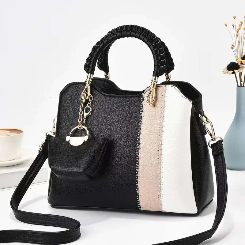 

Fashionable New Knitted Handbag for Women with Advanced Creative Design Multi Layered One Shoulder Crossbody Bag for Women