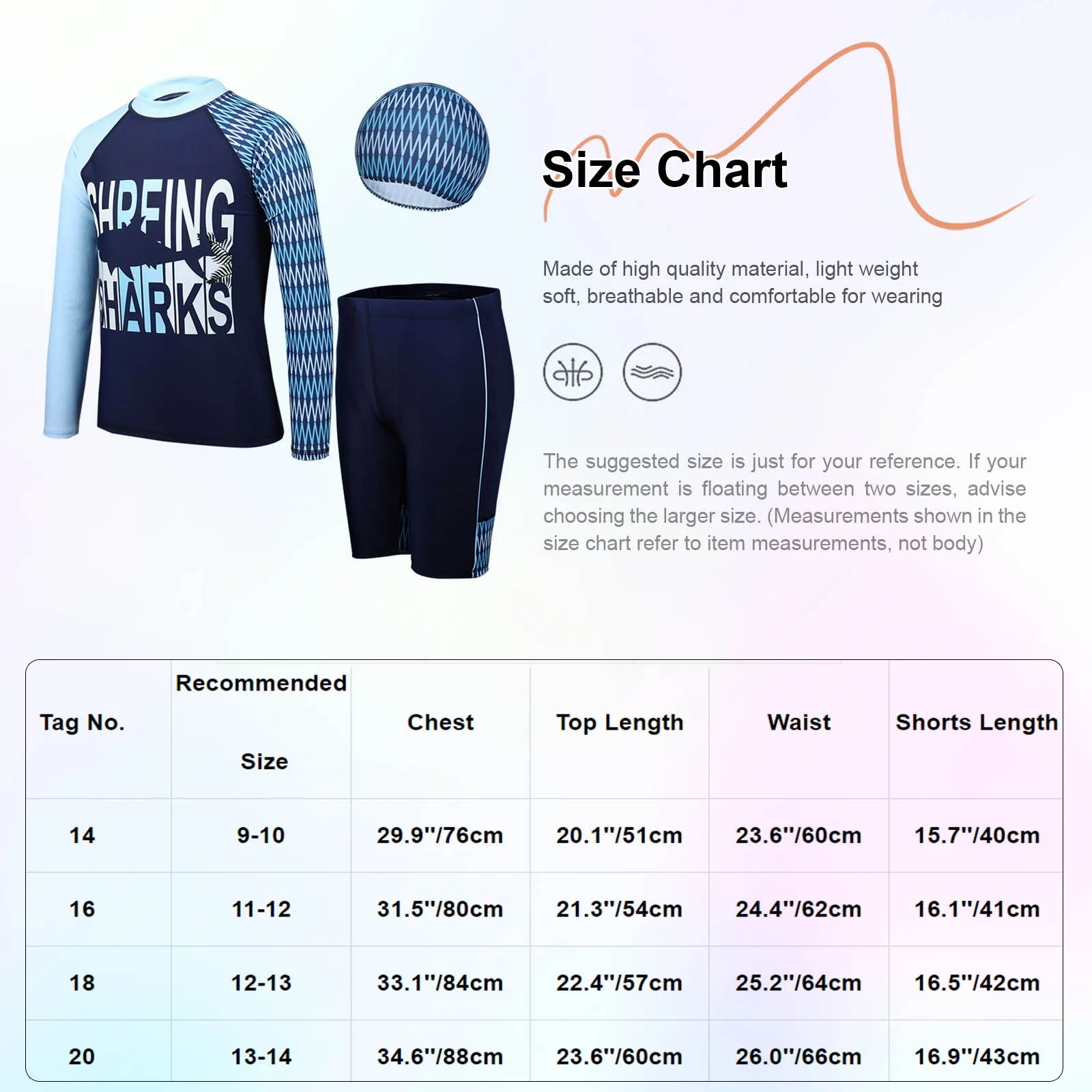 Купальник с длинным рукавом для мальчиков комплект плавания шорты и Кепка