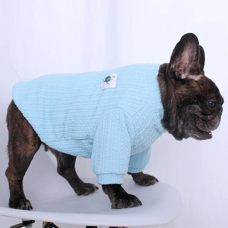 Одежда для мопса зимняя одежда французского бульдога футболка West Highland White Terrier