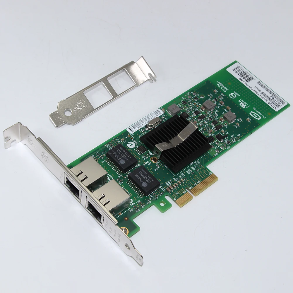 

1000 Мбит/с 82576 PCI-E 4X Gigabit Ethernet сетевой адаптер X4 к X16 RJ45 сетевая карта адаптер для настольного сервера