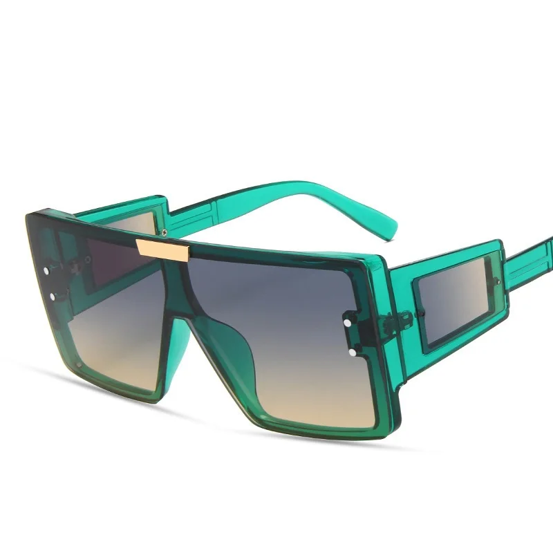 

2023 New Fashion Luxury Oversized Square Sunglasses for Women Men Retro Siamese Frame Sun Glasses Trending Product Shades UV400