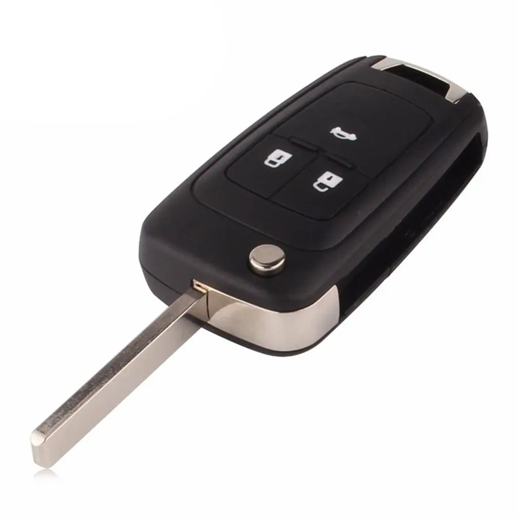 

Ключ дистанционного управления для входа в автомобиль, подходит для складывающегося флип-ключа Cruze Hot корпус автомобильного ключа дистанци...