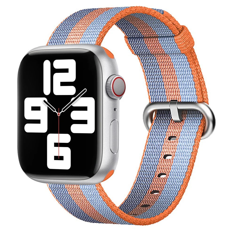 Nylon strap For Apple watch band 45mm 44mm 49mm 40mm 41mm 38 42 mm watchband bracelet correa iwatch series 8 7 SE 3 5 6 ultra
